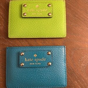 Kate Spade Tan Card Holders